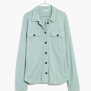 Madewell brushed knit shirt jacket, XS